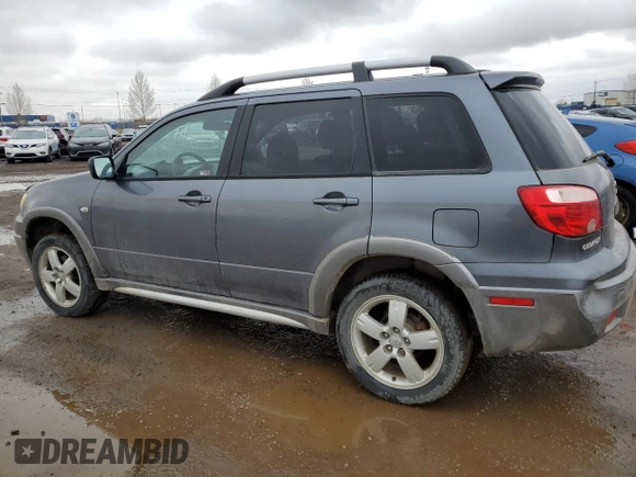 2005 Mitsubishi Outlander z VIN JA4LZ41F75U601526, wystawiony jako Copart lot #50974665 z przebiegiem 265 611 mil mil oraz Szkoda całkowita • Salvage title. Historia ofert i sprzedaży dostępna na DreamBid. Obrazek 2.