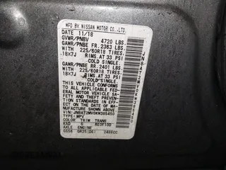 2019 Nissan Rogue SV with VIN JN8AT2MV0KW385450, listed as a IAAI auction lot 41724976 with 75,345 mi miles. Bid and sale history available at carsss.com. Image 9.