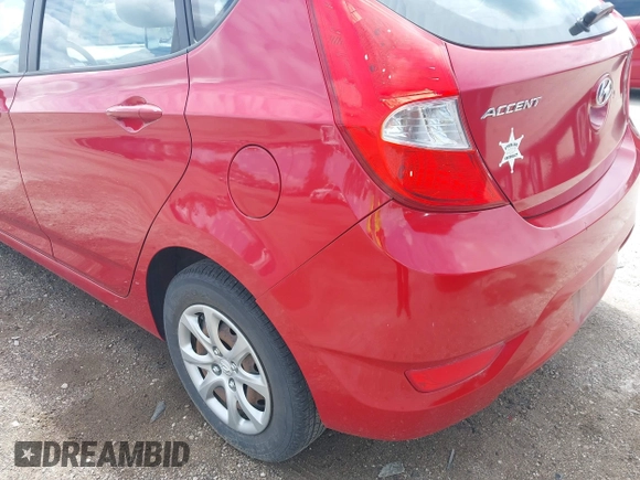 2014 Hyundai Accent GS with VIN KMHCT5AE9EU149143, listed as a IAAI auction lot 42365722 with 130,910 mi miles and . Bid and sale history available at DreamBid. Image 12.