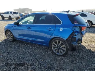 2018 Hyundai Elantra GT Sport with VIN KMHH55LC1JU032985, listed as a Copart auction lot 77598934 with 43,221 mi miles and Salvage Title. Bid and sale history available at carsss.com. Image 2.