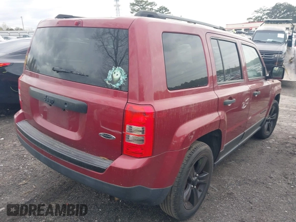 2015 Jeep Patriot Altitude Edition with VIN 1C4NJPBA5FD428486, listed as a IAAI auction lot 41843629 with 135,988 mi miles. Bid and sale history available at carsss.com. Image 4.