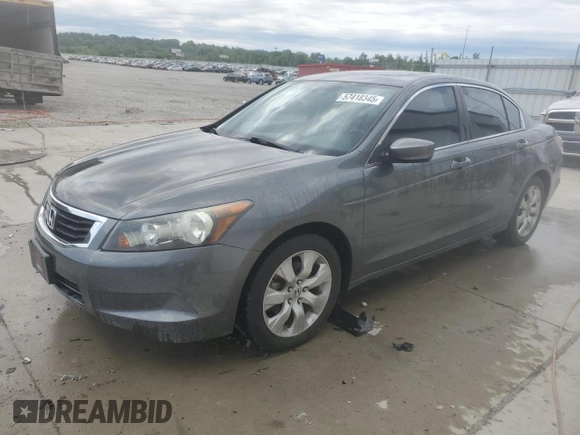 2010 Honda Accord EX z VIN 1HGCP2F73AA035038, wystawiony jako Copart lot #57418345 z przebiegiem 110 554 mil mil oraz Szkoda całkowita • Salvage title. Historia ofert i sprzedaży dostępna na DreamBid. Obrazek 1.