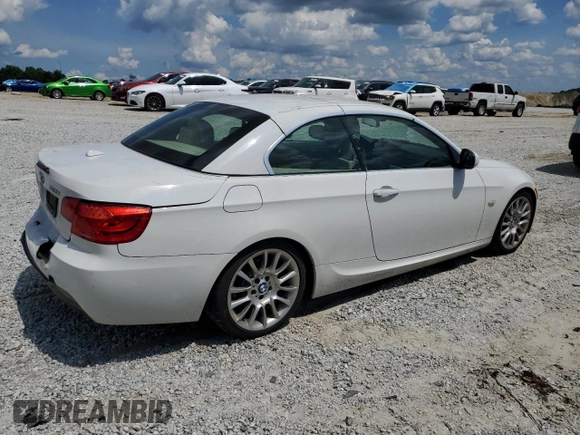 2013 BMW 3 Series 328i with VIN WBADW3C52DJ526622, listed as a Copart auction lot 61835555 with 42,342 mi miles and Salvage title. Bid and sale history available at DreamBid. Image 3.