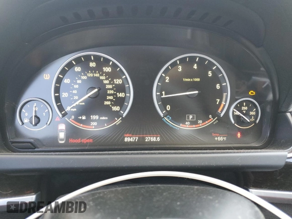 2013 BMW 6 Series 650i with VIN WBA6B2C51DDG66564, listed as a Copart auction lot 44247555 with 89,477 mi miles and Salvage Title. Bid and sale history available at DreamBid. Image 9.