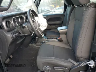 2021 Jeep Wrangler Sport S with VIN 1C4HJXAG8MW872384, listed as a Copart auction lot 87472574 with 49,684 mi miles and Salvage Title. Bid and sale history available at DreamBid. Image 7.