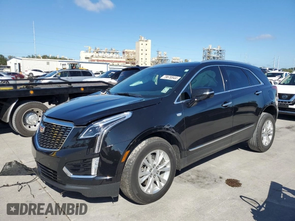 2022 Cadillac XT5 FWD Luxury with VIN 1GYKNAR45NZ118872, listed as a Copart auction lot 79676544 with 31,467 mi miles and Salvage title. Bid and sale history available at DreamBid. Image 1.