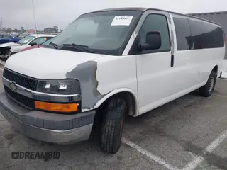 2010 Chevrolet Express Passenger LT with VIN 1GA2G1DG1A1105460, listed as a IAAI auction lot 42183627 with 165,692 mi miles and . Bid and sale history available at DreamBid. Image 2.