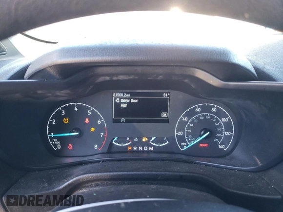2021 Ford Transit Connect XL with VIN NM0GS9E29M1483542, listed as a Copart auction lot 44517225 with 81,500 mi miles and Salvage title. Bid and sale history available at DreamBid. Image 9.