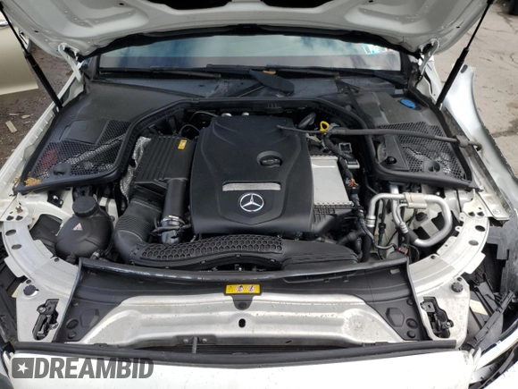2017 Mercedes-Benz C 300 with VIN 55SWF4KB2HU226485, listed as a Copart auction lot 55952755 with 62,589 mi miles and Salvage title. Bid and sale history available at DreamBid. Image 11.