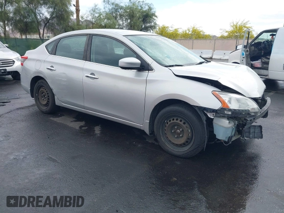2014 Nissan Sentra S with VIN 3N1AB7AP5EL680770, listed as a IAAI auction lot 42196592 with 88,599 mi miles and . Bid and sale history available at DreamBid. Image 1.
