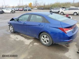 2022 Hyundai Elantra SE with VIN 5NPLL4AG4NH062521, listed as a IAAI auction lot 40909633 with 26,362 mi miles. Bid and sale history available at carsss.com. Image 3.