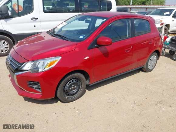 2024 Mitsubishi Mirage ES with VIN ML32AUHJ7RH009094, listed as a IAAI auction lot 42057600 with 23,165 mi miles. Bid and sale history available at carsss.com. Image 17.