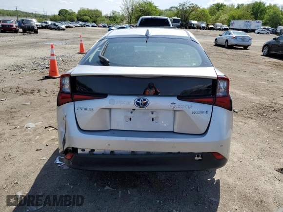 2022 Toyota Prius L Eco with VIN JTDKAMFU0N3176513, listed as a Copart auction lot 55253605 with 47,950 mi miles and Non Repairable. Bid and sale history available at DreamBid. Image 6.