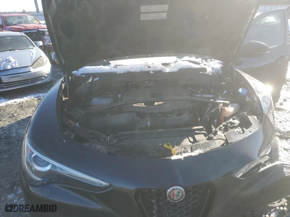 2022 Alfa Romeo Stelvio Ti with VIN ZASPAKBNXN7D28967, listed as a Copart auction lot 42180525 with 36,365 mi miles and Salvage Title. Bid and sale history available at carsss.com. Image 12.