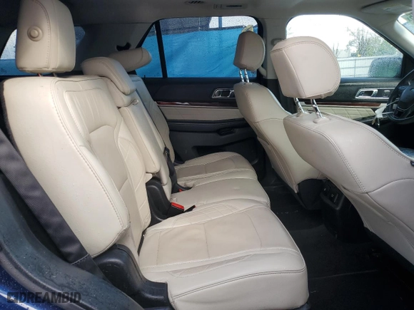 2017 Ford Explorer Platinum with VIN 1FM5K8HT1HGD21489, listed as a Copart auction lot 51014735 with 0 mi miles and Salvage Title. Bid and sale history available at carsss.com. Image 11.