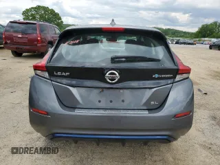 2019 Nissan LEAF SV with VIN 1N4AZ1CP1KC306883, listed as a Copart auction lot 58795165 with Not provided miles and Salvage title. Bid and sale history available at DreamBid. Image 6.