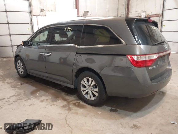 2011 Honda Odyssey Touring Elite with VIN 5FNRL5H96BB030946, listed as a IAAI auction lot 41465741 with 122,678 mi miles and . Bid and sale history available at DreamBid. Image 3.