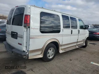 2000 GMC Savana with VIN 1GDFG15R9Y1177683, listed as a Copart auction lot 43761105 with 134,067 mi miles and Salvage Title. Bid and sale history available at carsss.com. Image 3.