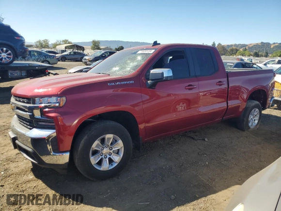 2019 Chevrolet Silverado 1500 LT with VIN 1GCRWCEDXKZ351645, listed as a Copart auction lot 71639124 with 29,393 mi miles and Salvage Title. Bid and sale history available at DreamBid. Image 1.