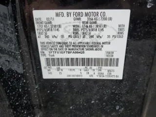 2011 Ford F-150 XL with VIN 1FTFX1EF7BFA99425, listed as a Copart auction lot 58666565 with 177,561 mi miles and Clean title. Bid and sale history available at DreamBid. Image 12.
