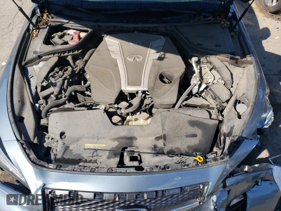 2016 Infiniti Q50 Red Sport 400 with VIN JN1FV7AR2GM451406, listed as a Copart auction lot 72990594 with Not Provided miles and Salvage Title. Bid and sale history available at DreamBid. Image 11.