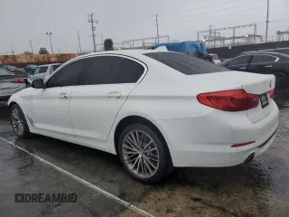 2020 BMW 5 Series 530e with VIN WBAJA9C07LCD36054, listed as a Copart auction lot 44635065 with 59,512 mi miles and Salvage Title. Bid and sale history available at DreamBid. Image 2.