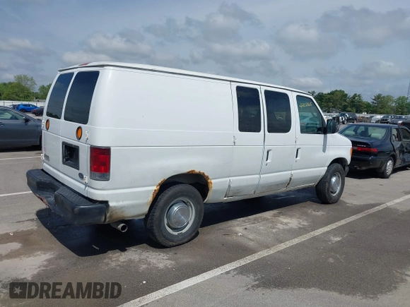 2007 Ford Econoline Cargo Commercial with VIN 1FTNE24L57DA53187, listed as a IAAI auction lot 42302365 with Not provided miles and . Bid and sale history available at DreamBid. Image 4.