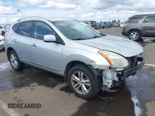 2013 Nissan Rogue S with VIN JN8AS5MV9DW647621, listed as a IAAI auction lot 41858112 with 99,376 mi miles and . Bid and sale history available at DreamBid. Image 1.