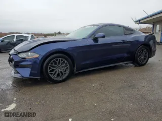 2018 Ford Mustang EcoBoost with VIN 1FA6P8TH0J5106898, listed as a Copart auction lot 84105824 with 71,185 mi miles and Salvage Title. Bid and sale history available at carsss.com. Image 1.