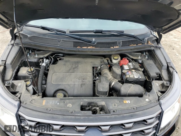 2017 Ford Explorer XLT with VIN 1FM5K8D88HGD20051, listed as a Copart auction lot 52069405 with 114,931 mi miles and Salvage Title. Bid and sale history available at DreamBid. Image 12.
