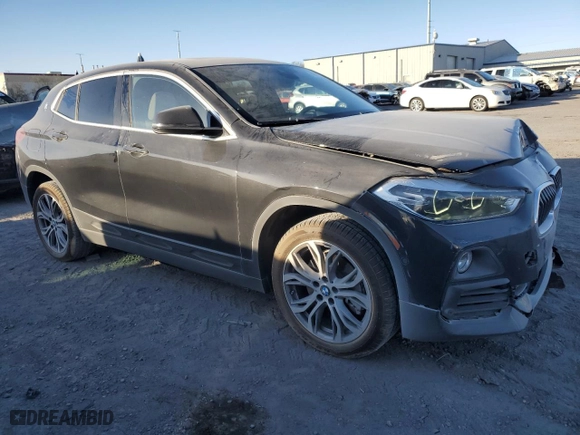 2020 BMW X2 xDrive28i with VIN WBXYJ1C01L5R58267, listed as a Copart auction lot 44758805 with 32,886 mi miles and Salvage Title. Bid and sale history available at carsss.com. Image 4.