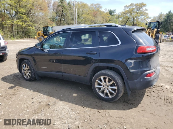 2014 Jeep Cherokee Limited with VIN 1C4PJLDS6EW134220, listed as a Copart auction lot 55585885 with 117,766 mi miles and Clean title. Bid and sale history available at DreamBid. Image 2.