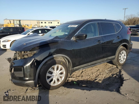 2018 Nissan Rogue SV with VIN KNMAT2MT8JP586631, listed as a Copart auction lot 50012505 with 59,698 mi miles and Salvage Title. Bid and sale history available at carsss.com. Image 1.