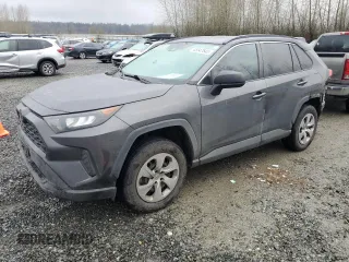 2019 Toyota RAV4 LE with VIN 2T3F1RFV9KW044589, listed as a Copart auction lot 45547645 with 87,569 mi miles and Salvage Title. Bid and sale history available at carsss.com. Image 1.