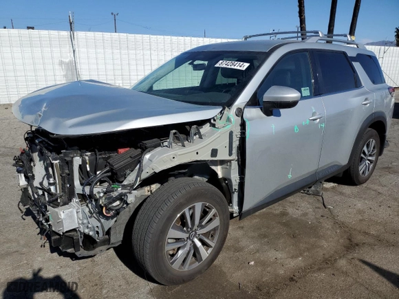 2024 Nissan Pathfinder SL with VIN 5N1DR3CA8RC228316, listed as a Copart auction lot 87428414 with 11,125 mi miles and Salvage Title. Bid and sale history available at carsss.com. Image 1.