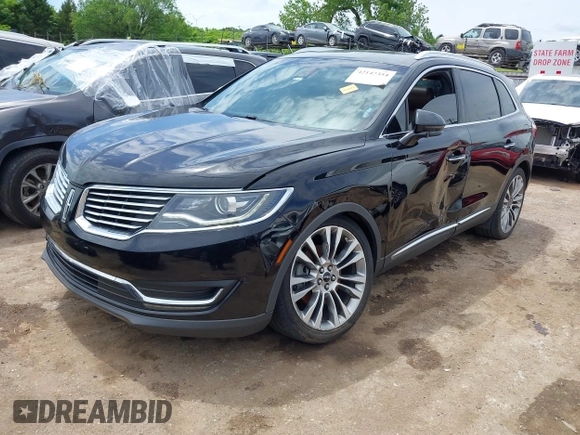 2017 Lincoln MKX Reserve z VIN 2LMPJ6LP6HBL47575, wystawiony jako IAAI lot #42147354 z przebiegiem 99 571 mil mil oraz . Historia ofert i sprzedaży dostępna na DreamBid. Obrazek 2.