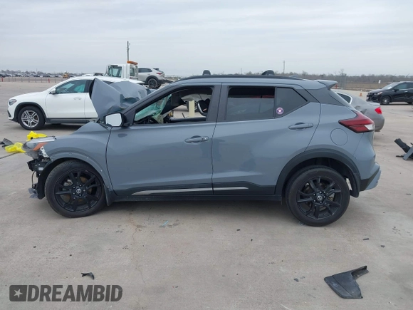 2021 Nissan Kicks SR with VIN 3N1CP5DV8ML518302, listed as a IAAI auction lot 41264904 with Not Provided miles and . Bid and sale history available at DreamBid. Image 14.