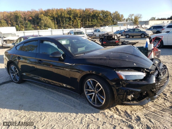 2024 Audi A5 Sportback S line Premium with VIN WAUDACF51RA090105, listed as a Copart auction lot 79532634 with 0 mi miles and Salvage Title. Bid and sale history available at carsss.com. Image 4.