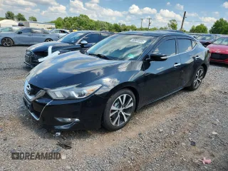 2017 Nissan Maxima S with VIN 1N4AA6AP8HC404325, listed as a Copart auction lot 62831035 with 96,042 mi miles and Salvage title. Bid and sale history available at DreamBid. Image 1.