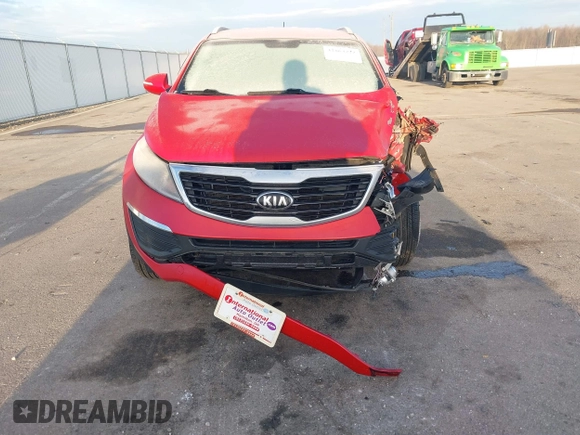 2013 Kia Sportage LX with VIN KNDPBCA29D7545542, listed as a IAAI auction lot 41863222 with Not Provided miles and . Bid and sale history available at carsss.com. Image 13.