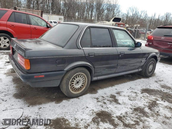1989 BMW 3 Series z VIN WBAAE0302KED52374, wystawiony jako Copart lot #88331485 z przebiegiem Nie podano mil oraz Szkoda całkowita • Salvage title. Historia ofert i sprzedaży dostępna na DreamBid. Obrazek 3.