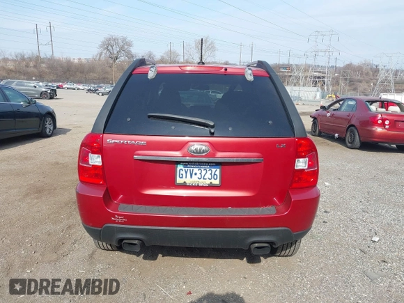 2009 Kia Sportage LX with VIN KNDJF724197558391, listed as a IAAI auction lot 41696362 with 170,555 mi miles. Bid and sale history available at carsss.com. Image 17.