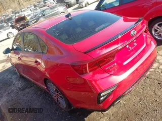 2021 Kia Forte GT with VIN 3KPF44AC3ME290973, listed as a IAAI auction lot 41656770 with 26,999 mi miles. Bid and sale history available at carsss.com. Image 3.