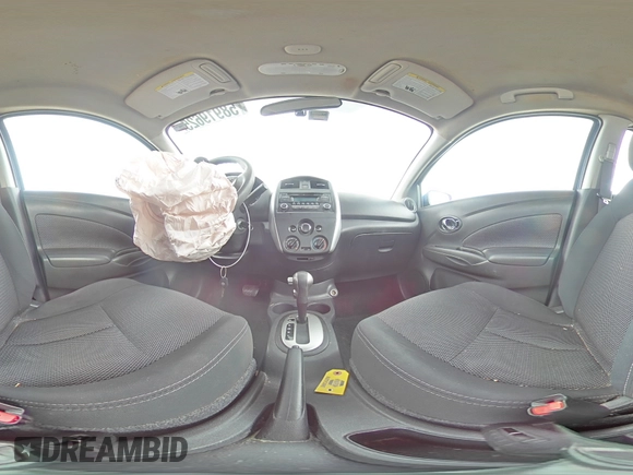 2017 Nissan Versa S with VIN 3N1CN7AP4HL812471, listed as a Copart auction lot 58919625 with 90,012 mi miles and Salvage title. Bid and sale history available at DreamBid. Image 14.