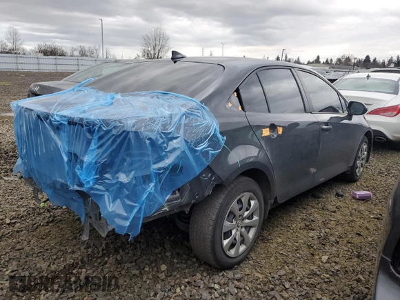 2023 Toyota Corolla Hybrid LE with VIN JTDBDMHEXP3003324, listed as a Copart auction lot 41875095 with 51,660 mi miles and Salvage Title. Bid and sale history available at carsss.com. Image 3.