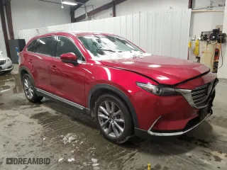 2021 Mazda CX-9 Grand Touring with VIN JM3TCBDY5M0532714, listed as a Copart auction lot 45646345 with 35,225 mi miles and Salvage Title. Bid and sale history available at carsss.com. Image 4.