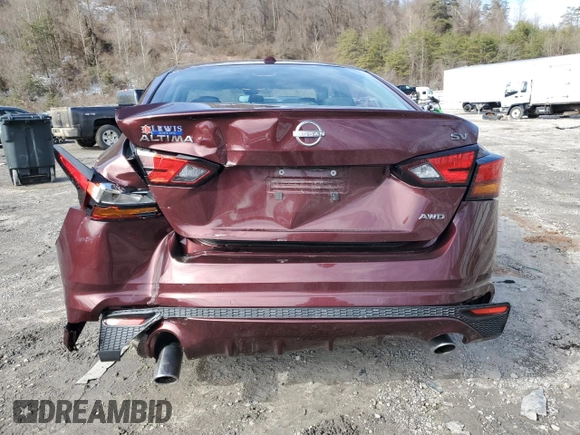 2024 Nissan Altima 2.5 SV with VIN 1N4BL4DW0RN430641, listed as a Copart auction lot 45669175 with 2,536 mi miles and Salvage Title. Bid and sale history available at carsss.com. Image 6.
