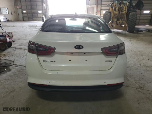 2015 Kia Optima Hybrid with VIN KNAGM4ADXF5084641, listed as a Copart auction lot 53036035 with 135,876 mi miles and Clean Title. Bid and sale history available at carsss.com. Image 6.