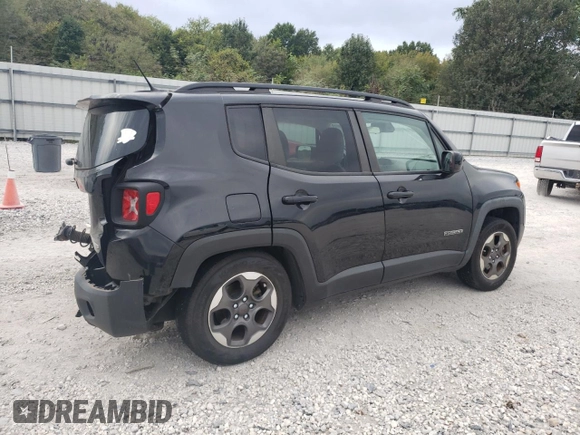 2016 Jeep Renegade Latitude with VIN ZACCJABW2GPC48952, listed as a Copart auction lot 72748224 with 68,722 mi miles and Salvage Title. Bid and sale history available at DreamBid. Image 3.