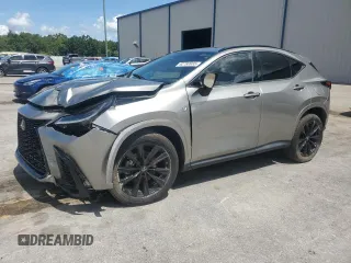 2023 Lexus NX 350 F Sport z VIN 2T2KGCEZXPC023648, wystawiony jako Copart lot #60780685 z przebiegiem 8 590 mil mil oraz Nie do naprawy • Non repairable. Historia ofert i sprzedaży dostępna na DreamBid. Obrazek 1.